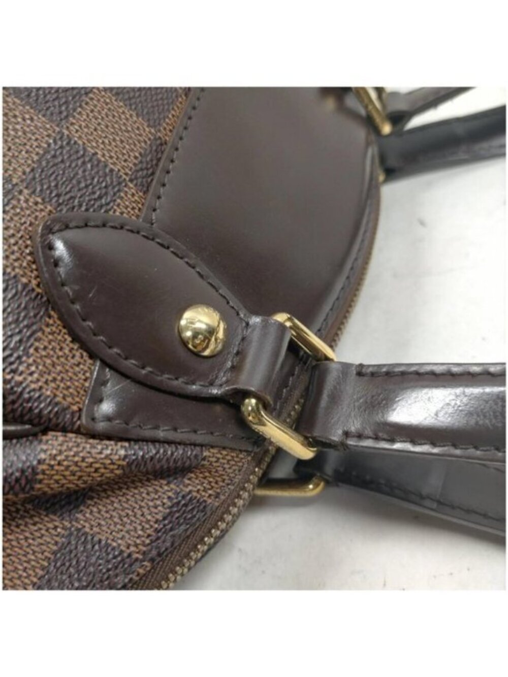 Authentic Louis Vuitton Verona PM Damier Ebene Shoulder Bag Brown LV Tote - Picture 10 of 16